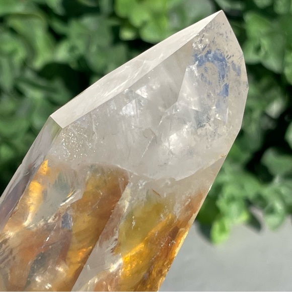 Golden Healer Tower | Yellow Hematoid Quartz - Picture 11 of 17
